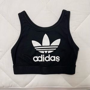 ADIDAS ORIGINALS LOGO TREFOIL SPORT BRA